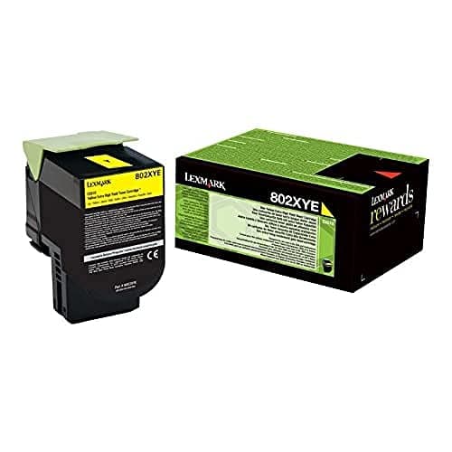 Image of Lexmark 80C2XYE Laser Toner for CX510DE - Yellow, Printer Accessories