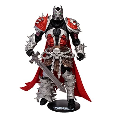 Image of McFarlane Toys, Spawn Comic 7-inch Medieval Spawn Action Figure with 22 Moving Parts, Collectible Figure with Accessories and Collectors Stand Base – Ages 12+