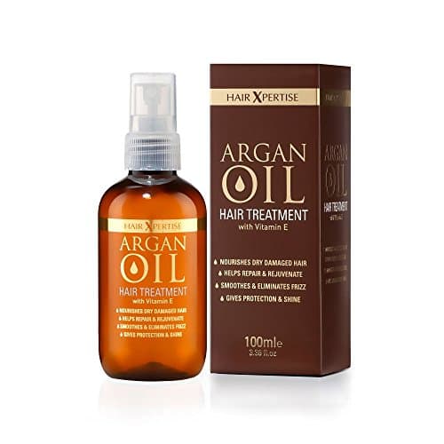 Image of Hair Xpertise Moroccan Argan Oil- Treatment For Damaged Hair | Nourishes And Moisturises Dry Hair | Repairs, Smoothes And Brings Life To Your Hair! - For All Hair Types [Vegan 100ml