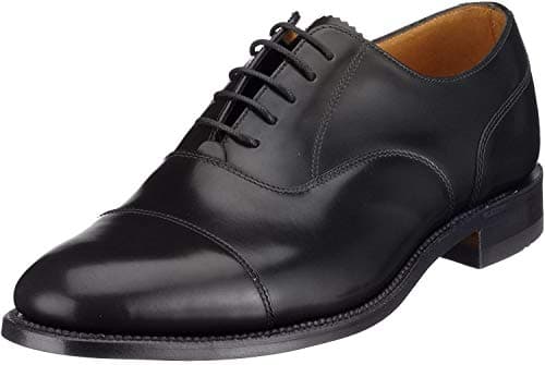 Image of Loake Mens 200b Lace-Up Shoes Black 9.5 UK