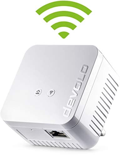 Image of Devolo 9626 dLAN 550 PowerLine Ethernet LAN Wi-Fi Network Adapter - White