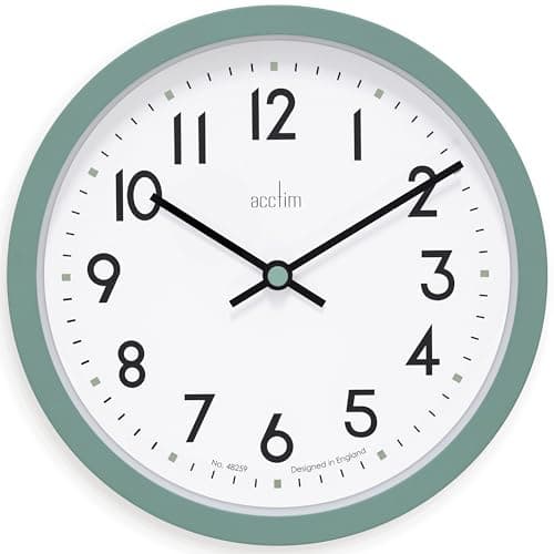 Image of Acctim Elstow 22845 Wall Clock in Meadow Green
