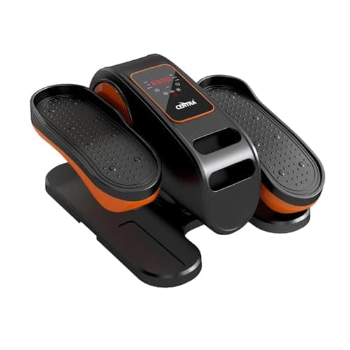 Image of Centra Under Desk Elliptical Machine,Quiet Seated Pedal Exerciser with 15 Resistance Levels,Remote Control & LCD Display,Compact Portable Elliptical Trainer for Home,Office