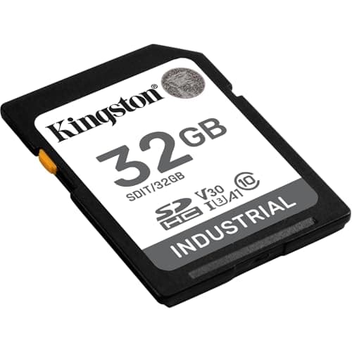 Image of Kingston Industrial SD Card, Up to 100MB/s, High Endurance, UHS-I U3 V30 A1, (SDIT/32GB)