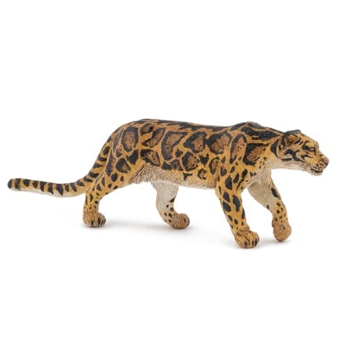 Image of PAPO - Realistic Clouded Panther Figure - Ages 3+ - Wild Life Collection - Educational Play Wild Feline - Gift Idea Toy for Girls and Boys