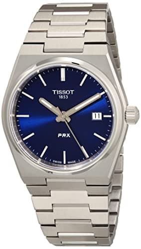 Image of TISSOT Prx 35Mm Unisex Blue Watch T137.210.11.041.00