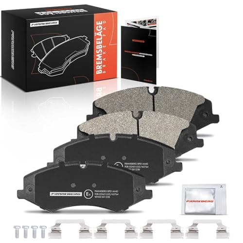 Image of Frankberg Brake Pad Set incl. 4x Pads Front Compatible with R.a.n.g.e R.o.v.e.r Sport L494 Discovery V L462 R.a.n.g.e R.o.v.e.r Sport L320 Replace# LR032063