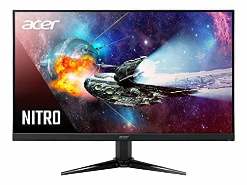Image of Acer Nitro QG241Y Pbmiipx 23.8" Full HD (1920 x 1080) VA Gaming Monitor with AMD FreeSync Premium Technology, Up to 165Hz, 1ms (VRB), HDR10, (1 Display Port 1.2, 1 x HDMI 2.0 & 1.4)