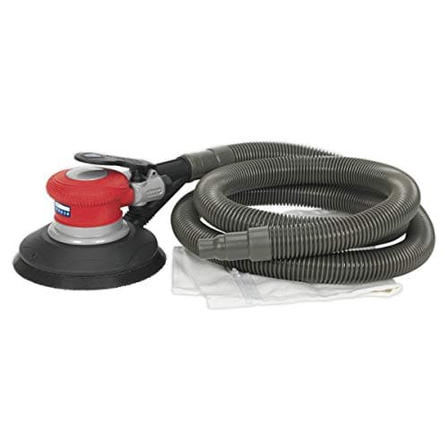 Image of Sealey Gsa06 Air Palm Random Orbital Sander ?150Mm Dust-Free Self-Contained