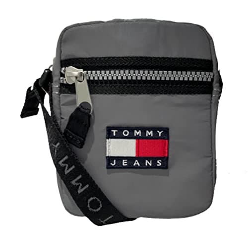 Image of Tommy Hilfiger Heritage Reporter Grey Shoulder Bag, gray