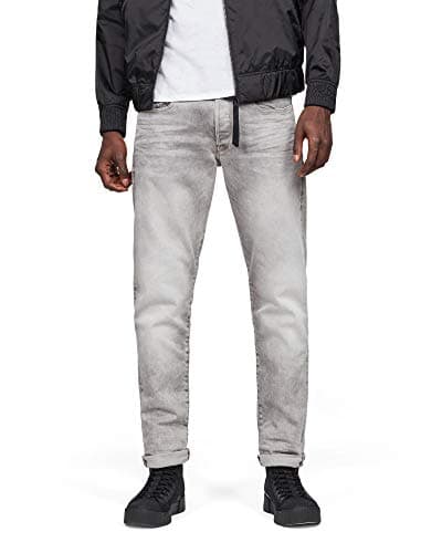 Image of G-STAR Men's 3301 Regular Tapered Jeans, Grey (lt Aged 51003-7607-424), 29W / 34L
