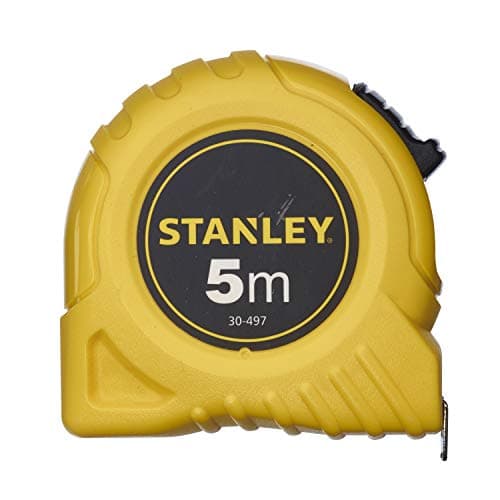 Image of Stanley 0-30-497 Tape Measure, Yellow/Black, 5 m/19 mm