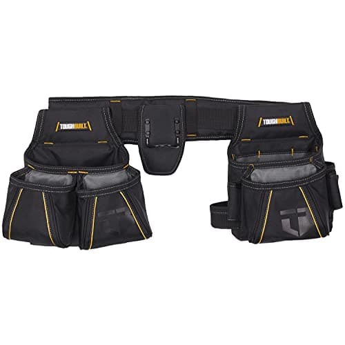 Image of ToughBuilt - Carpenter Tool Belt with Spacious Pockets and 2 Hammer Holders - (TB-303-4)