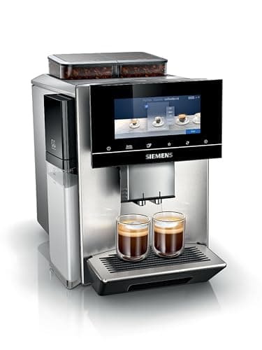 Image of SIEMENS EQ900 Plus Fully Automatic Bean to Cup Coffee Machine, 6.8" Touch Screen Display, Auto Descaling/Cleaning, dual bean containers, baristaMode, beanIdent System, Home Connect, TQ907GZ3