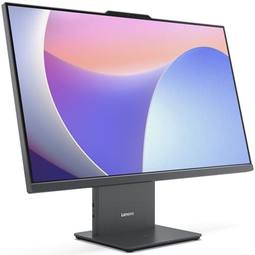 Image of Lenovo IdeaCentre 27IRH9 27" All-In-One Desktop PC | Intel Core i3-1315U | 8GB RAM | 512GB SSD | Full HD IPS Display | 5MP Webcam | Windows 11 Home | Built In 3W Speakers | Grey