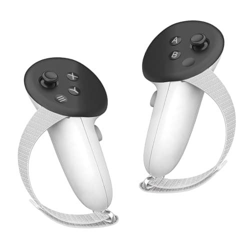 Image of Maecker vr Anti-slip Controller Straps with Adjustable Knuckle Straps for Quest 3S for Quest 3 Controller Grips Cover for Quest 3S/3 Accessories