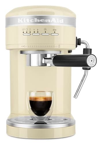 Image of KitchenAid Artisan Semi-Auto Espresso Machine Almond Cream
