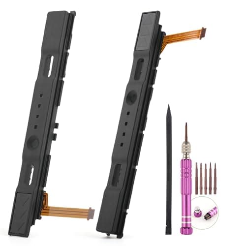 Image of RongZy for Nintendo Switch Joy-Con Slide Rail for Nintendo Switch OLED Left Right Slide Rail Replacement with Sensor Flex Cable Controller Accessories with Repair Kit