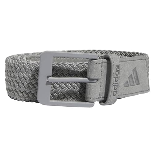 Image of adidas Men's Braided Stretch Belt Belt M/L grey three