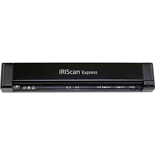Image of IRIScan - Express 4 | Portable Scanner | Compatible With Windows/Mac/Linux | Scan Documents, Photos, Business Cards | Ultra Fast | Black