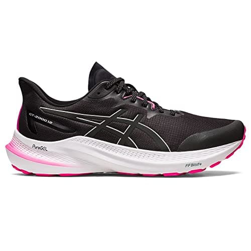 Image of ASICS GT 2000 12 Man Running Shoes Black Silver