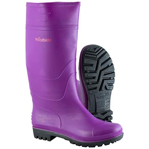 Image of Woodside Wellington Boots PURPLE - SIZE 8