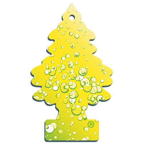 Image of Little Trees Air Freshener Tree MTR0073 Sherbet Lemon Fragrance For Car Home Boat Caravan - Single Pack