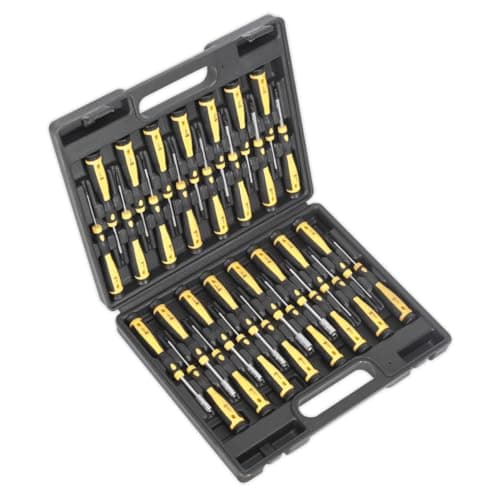 Image of Sealey S0899 Precision Screwdriver Set, 31 Pieces