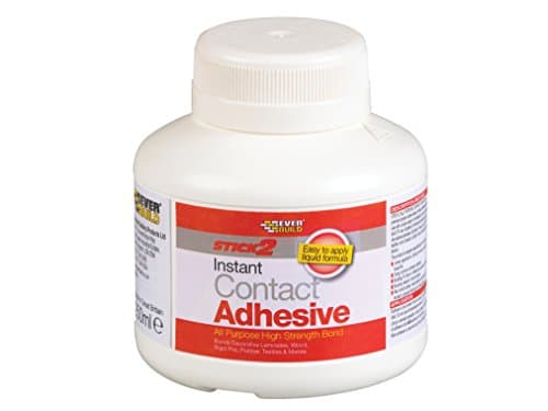 Image of Everbuild Stick2 All Purpose Instant Contact Adhesive – Interior And Exterior Use – Rubber-Based – Excellent Weathering Properties – 250ml