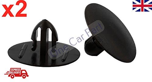 Image of 2x 7mm Bonnet Hood Insulation Cover Plastic Retainer Clips