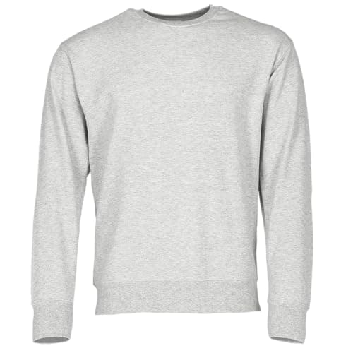 Image of Fruit of the Loom Mens Lightweight Set-In Sweatshirt (M) (Heather Grey)