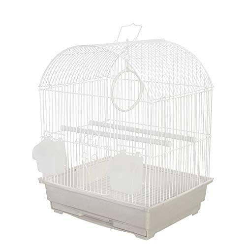 Image of KCT Rosario Small Exotic Portable Bird Cage Travel Box - White