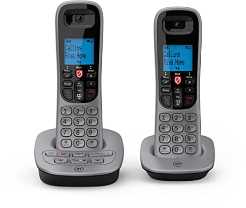 Image of BT 7660 Cordless Landline House Phone, Nuisance Call Blocker, Call Block Button, Answer Machine, Twin Handset Pack