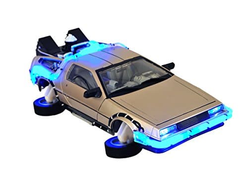 Image of Back to the Future FEB172621 2 Hover Time Machine Electronic Vehicle Playset