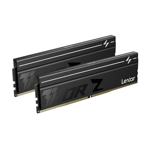 Image of Lexar THOR Z Series OC DDR5 RAM 32GB Kit (2x16GB) 6000 MHz CL36, DRAM 288-Pin UDIMM Desktop Memory, PC Memory High-Performance Computer Memory for Intel XMP 3.0/AMD EXPO, For AI, Gaming, 1.4V
