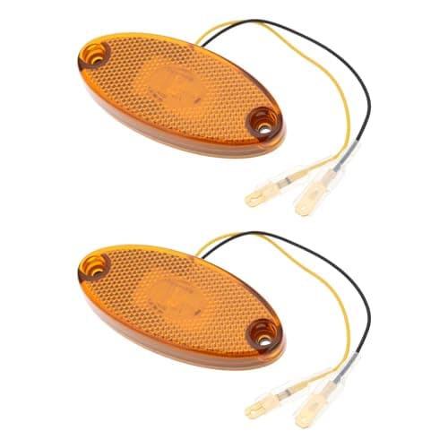 Image of LT Easiyl 2pcs 12V Amber LED Side Marker Lights for RV Camper Trailer Truck