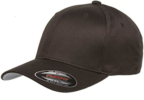 Image of 6277 Flexfit Wooly Combed Twill Cap - Small/Medium (Brown) (US)