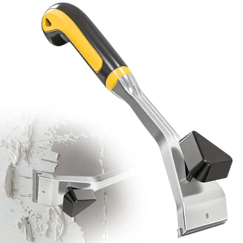 Image of BIZOI Carbide Scraper, 2.5" Heavy Duty Paint Scraper, Anti-Slip Paint Scraper Tool with 63mm Double-Edged Tungsten Carbide Blades, Ergonomic Soft Grip Wood Scraper Tool for Removing Varnish Paint Glue