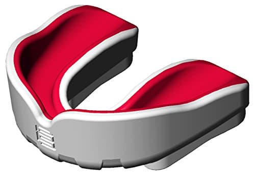 Image of Makura Ignis Mouthguard (Polar White / Laser Red, Senior)