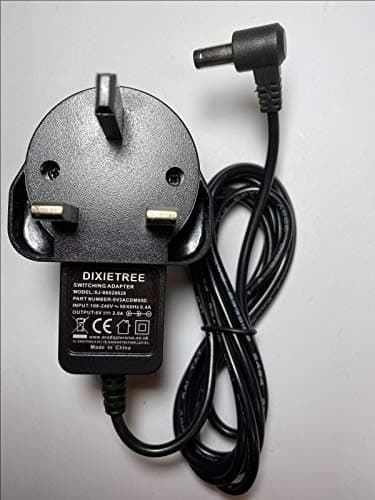 Image of Replacement for 6V AC-DC Adaptor Power Supply for Pure Elan E3 Portable DAB Radio