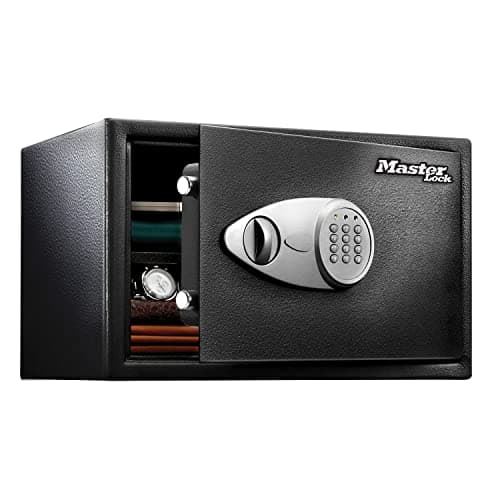Image of MASTER LOCK Security Safe [XL - 33 Liter] [Digital Lock] - X125ML - Laptop Safe, Jewelry Safe and More, Black