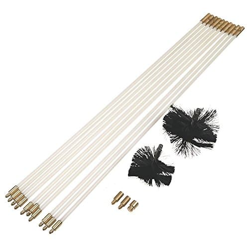 Image of Bailey Flexible Nylon Pro Pack Drain / Chimney Sweep Rod Set 10m