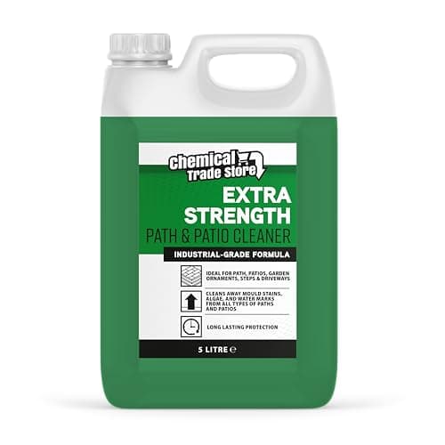 Image of Chemical Trade Store - Path & Patio Cleaner - Concentrate Outdoor Stain Remover Cleaning Treatment - Decking, Driveways, Rooftops - 5 Litre