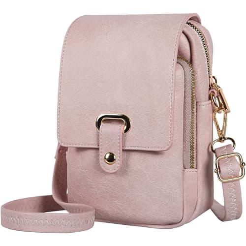 Image of Leathario Cross Body Bag Women, RFID Blocking Phone Bag, Small Women's Cross-Body Bags, Versatile Vegan Leather Shoulder Bags