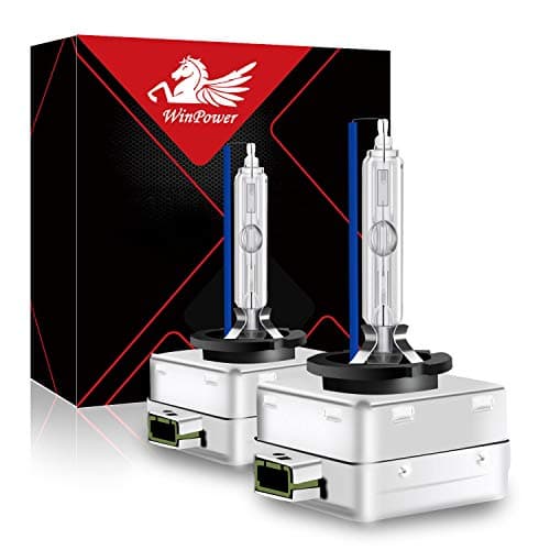 Image of WinPower D3S 35W Xenon Headlight Bulb 12V Car HID Discharge Lamp 8000K Cool Blue X-treme Replacement Kit, 1 Pair
