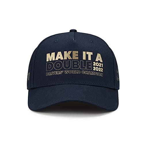 Image of Oracle Red Bull Racing x PUMA - Max Verstappen 2022 World Champion Cap - Navy - Unisex - One size
