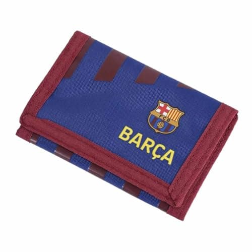 Image of Hy-Pro International FC Barcelona Stripe Wallet – Compatible Design, Blue & Red, Official Style, Durable Football Merchandise, Gift for Fans