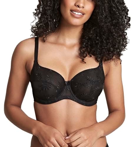 Image of Panache Women's Tango II Balcony Bra Black 3251 Balc 32D