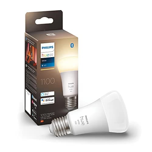Image of Philips Hue New White Smart Light Bulb 75W - 1100 Lumen (E27 Edison Screw) with Bluetooth. Works with Alexa, Google Assistant, Apple Homekit