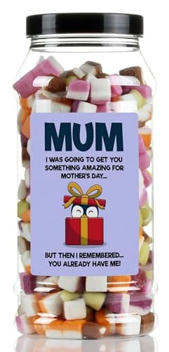 Image of Mothers Day Dolly Mixtures Sweet Gift Jar by Just Treats - Something Amazing - J8
